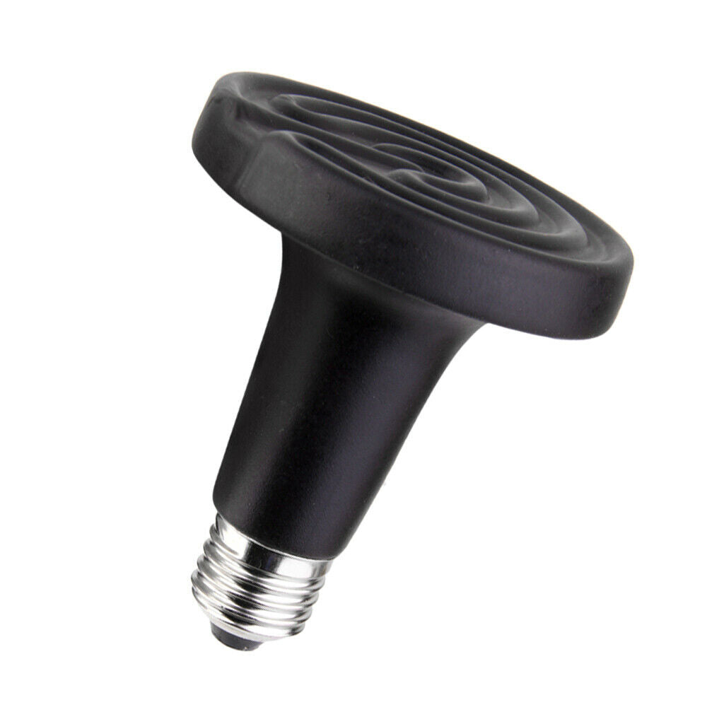 2 Pieces E27 Reptile Bulb Lamp Infrared  Heater Light 75w 50w