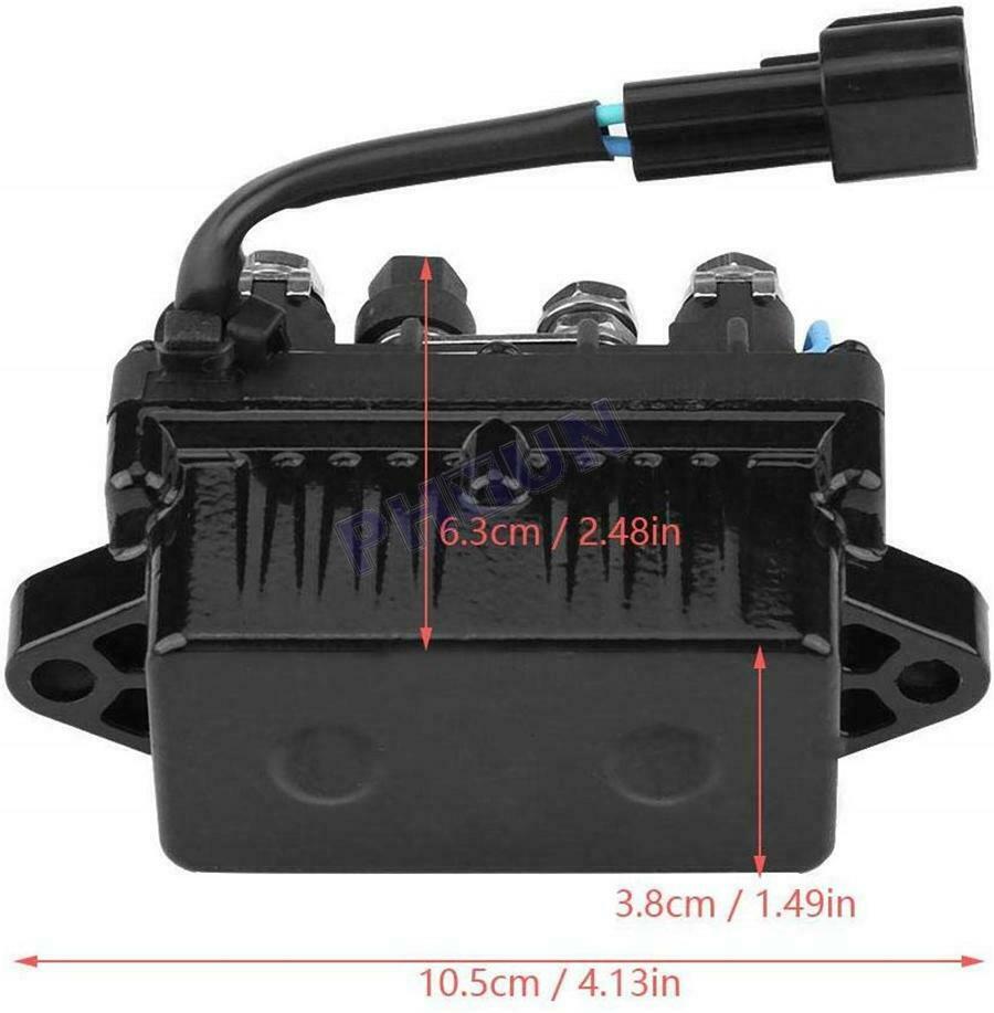2 Pins Relay For Yamaha F150 F-250 F-90 F-75 F-60 F-50 F-40 F-25 63P-81950-00-00