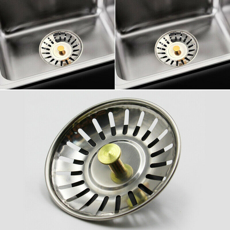 1x Floor Drain Sink Filters Stainless Steel Drain Plug Home Practical Durable