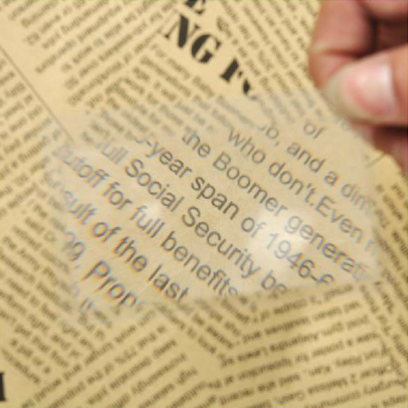 Credit Card Size 3X Magnifier Reading Magnifying Glasses Lens Pocket Magnifier