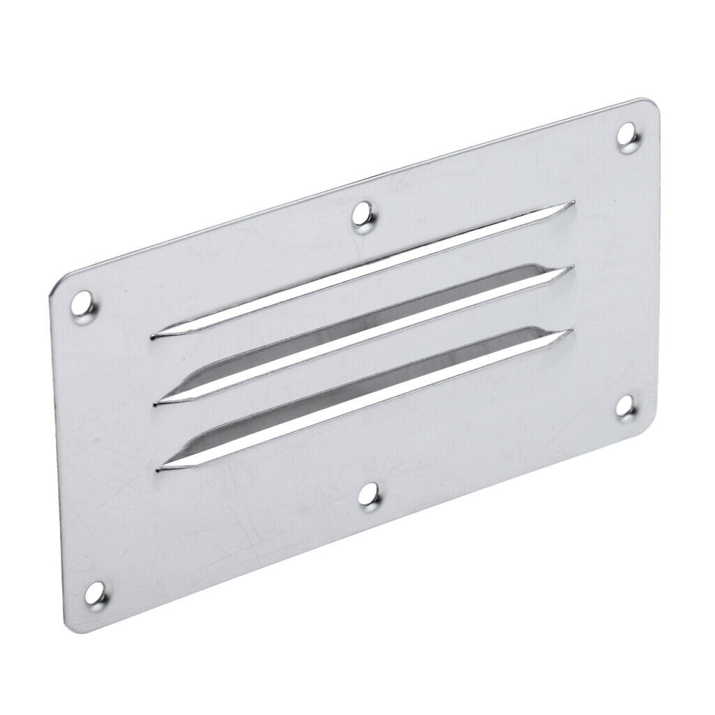 Boat Louver Vent Cover 3 Slot Ventilation - Marine 304 Stainless Steel