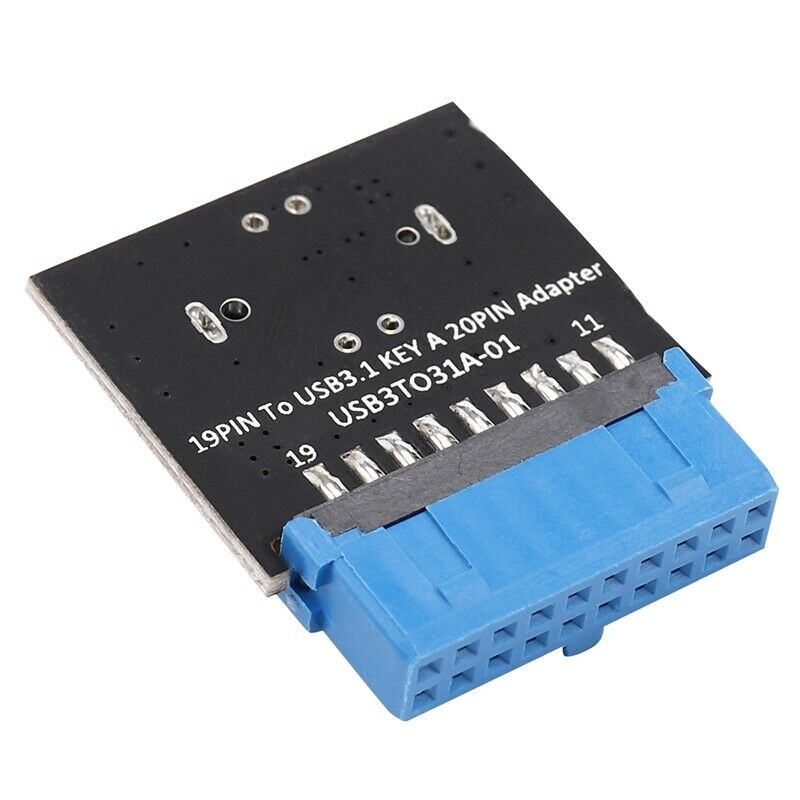 Computer Motherboard USB 3.0 Front 19-Pin to 3.1 Type-C Front Panel Header TX6H2