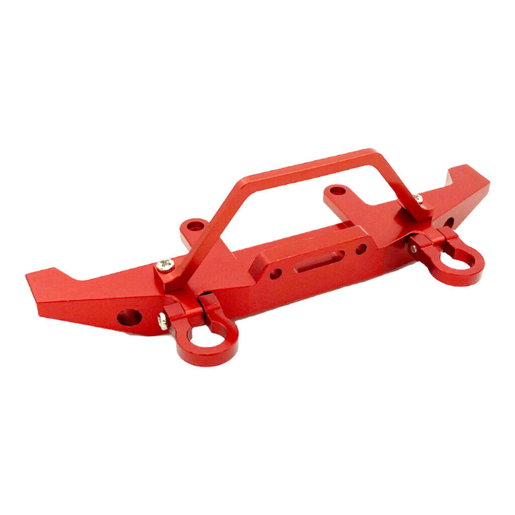 RC Metal Front Bumper w/ Trailer Hook Anti-Collision for WPL C14 C24 1/16 Scale
