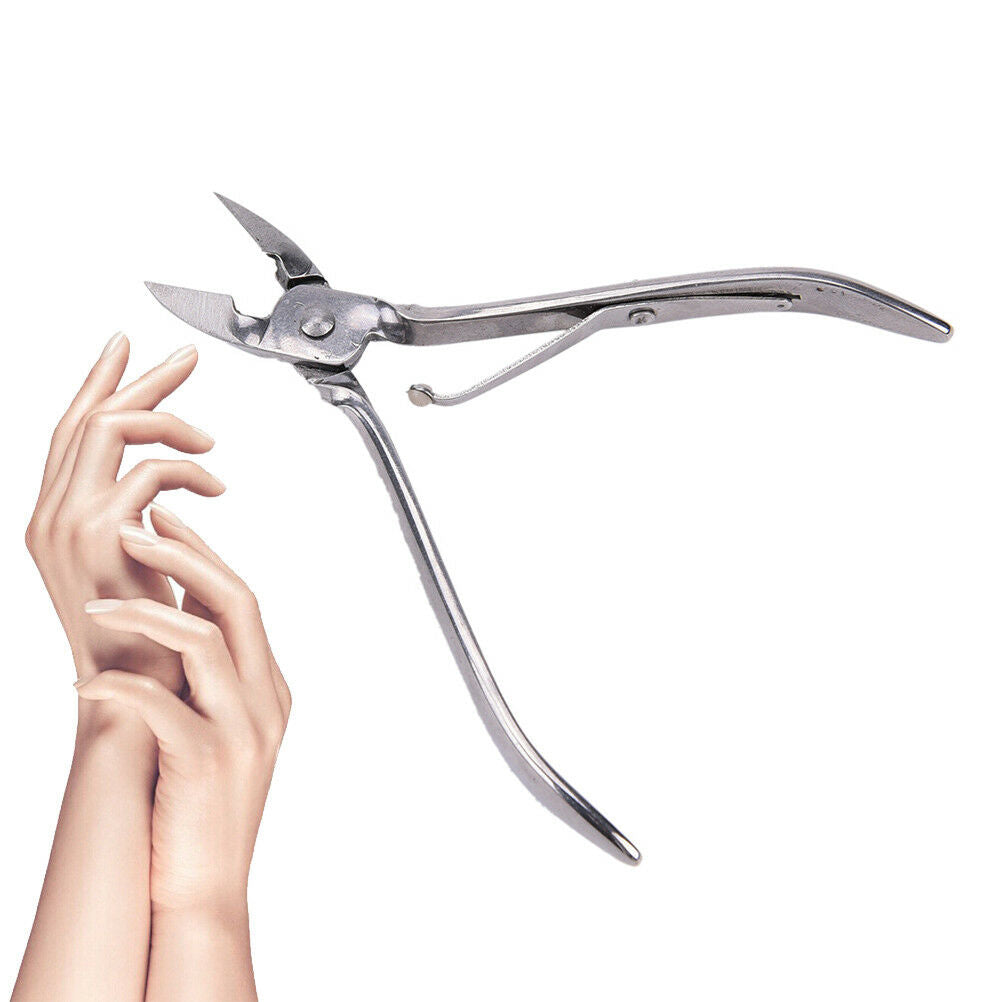 Pro Nail Scissor Stainless Steel Cuticle Cutter Nippers Clipper Manicure ToolDD
