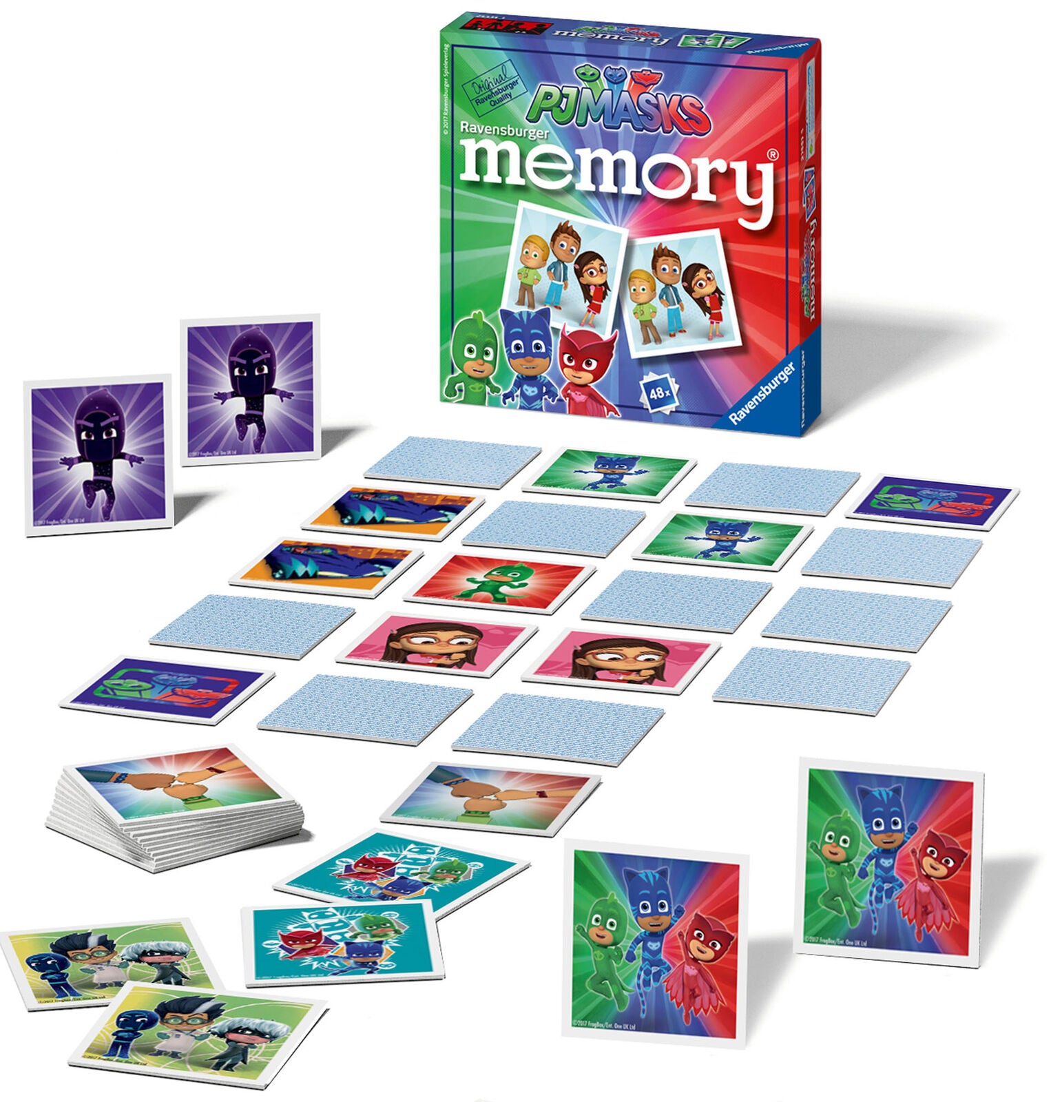 21331 Ravensburger PJ Masks Mini Memory Card Game Pairs Snap Children 3yrs+