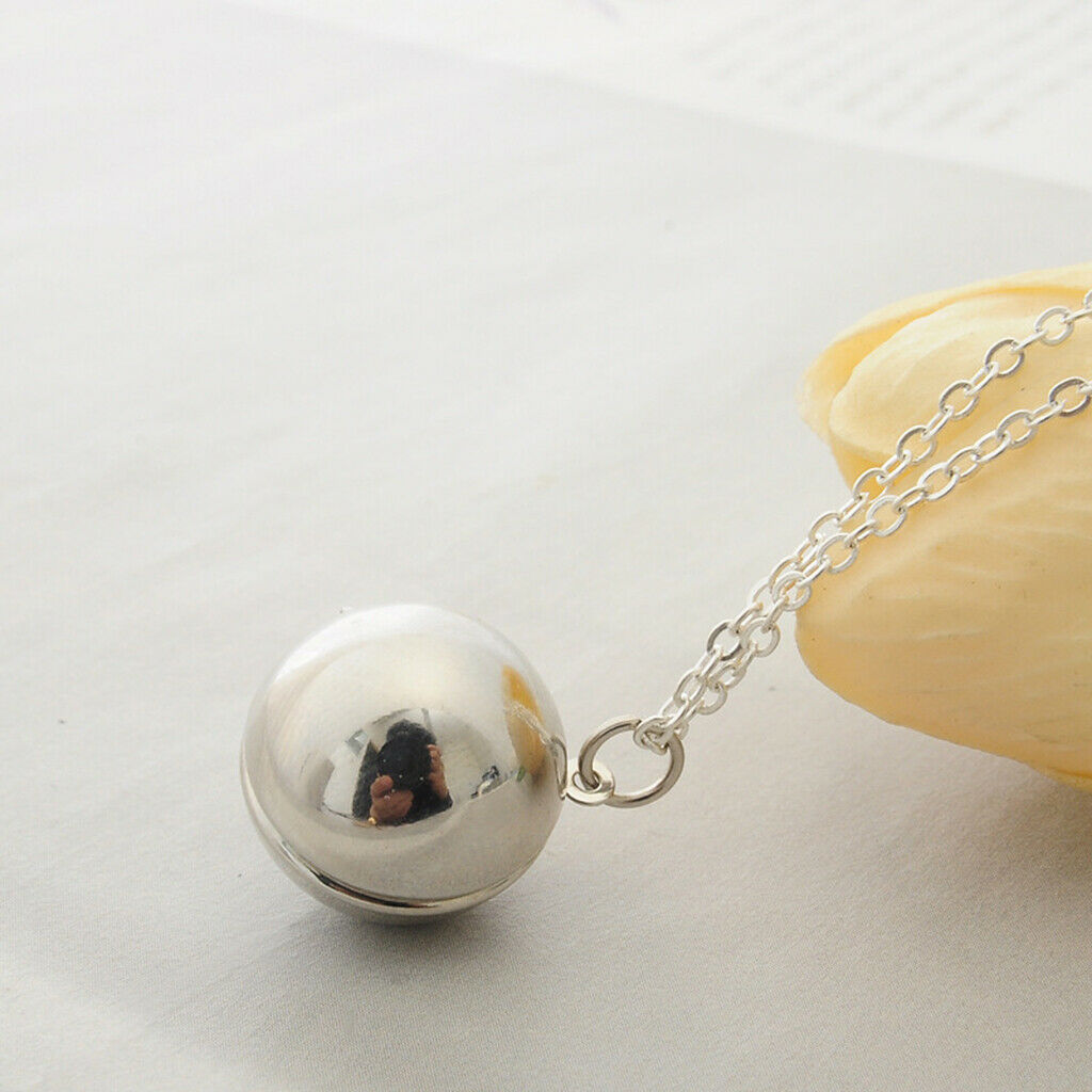 Lots 2 Alloy Necklace Message Ball Locket Necklace Chain Necklace Jewelry