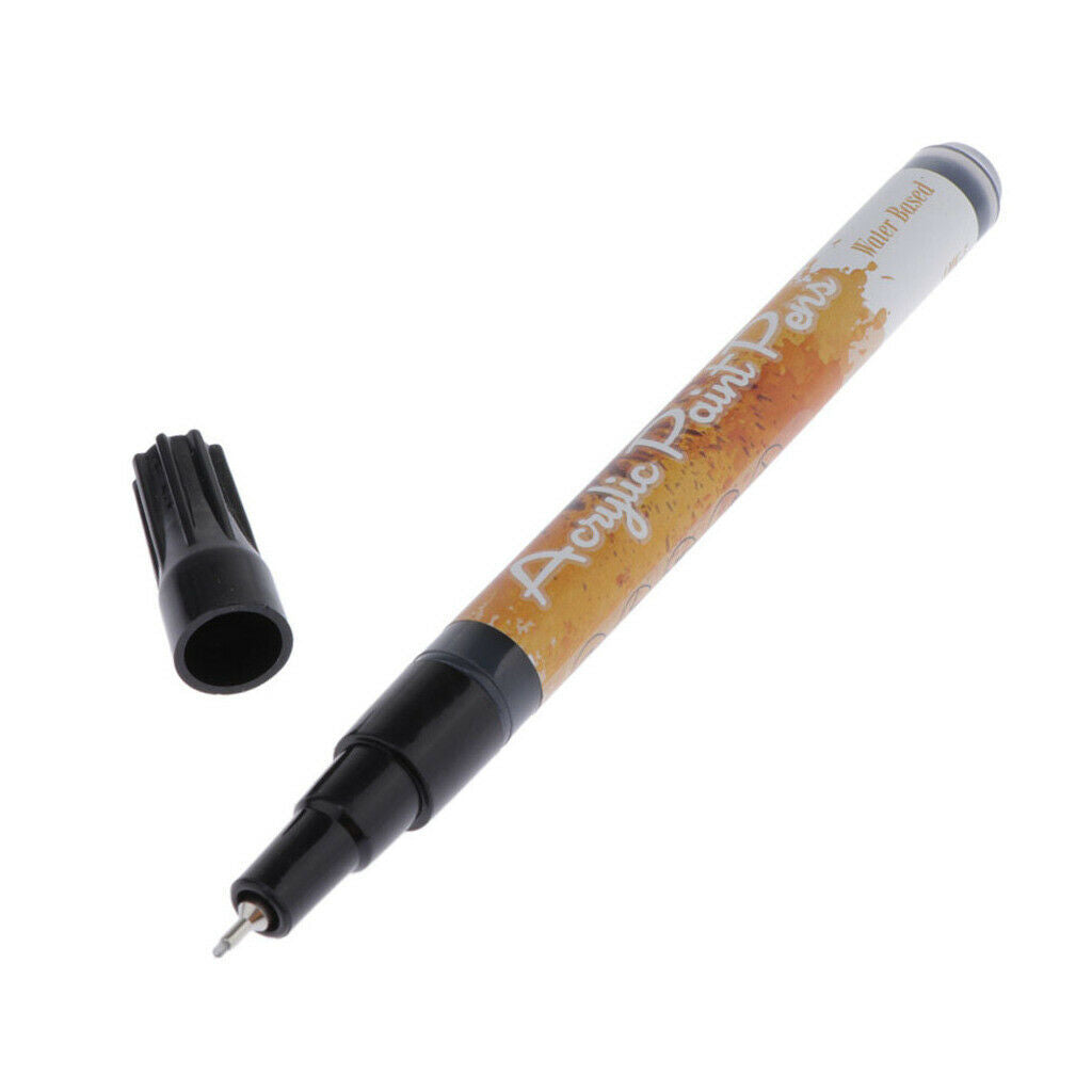 3Set Plastic Acrylic Paint Pen Stationery Scrapbooking for Metal Glass Paper