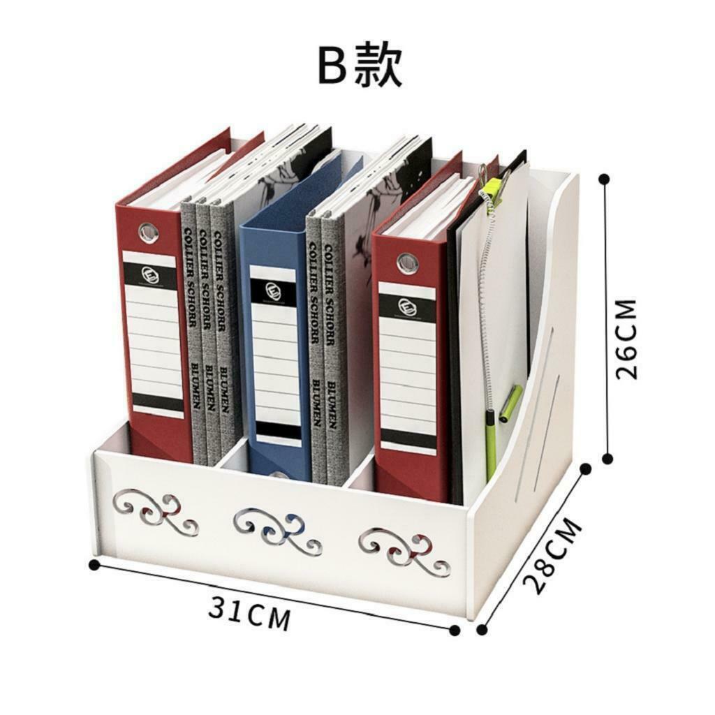 Magazine File Organizer Holder - Large Home Office Desk Top Organizer 3
