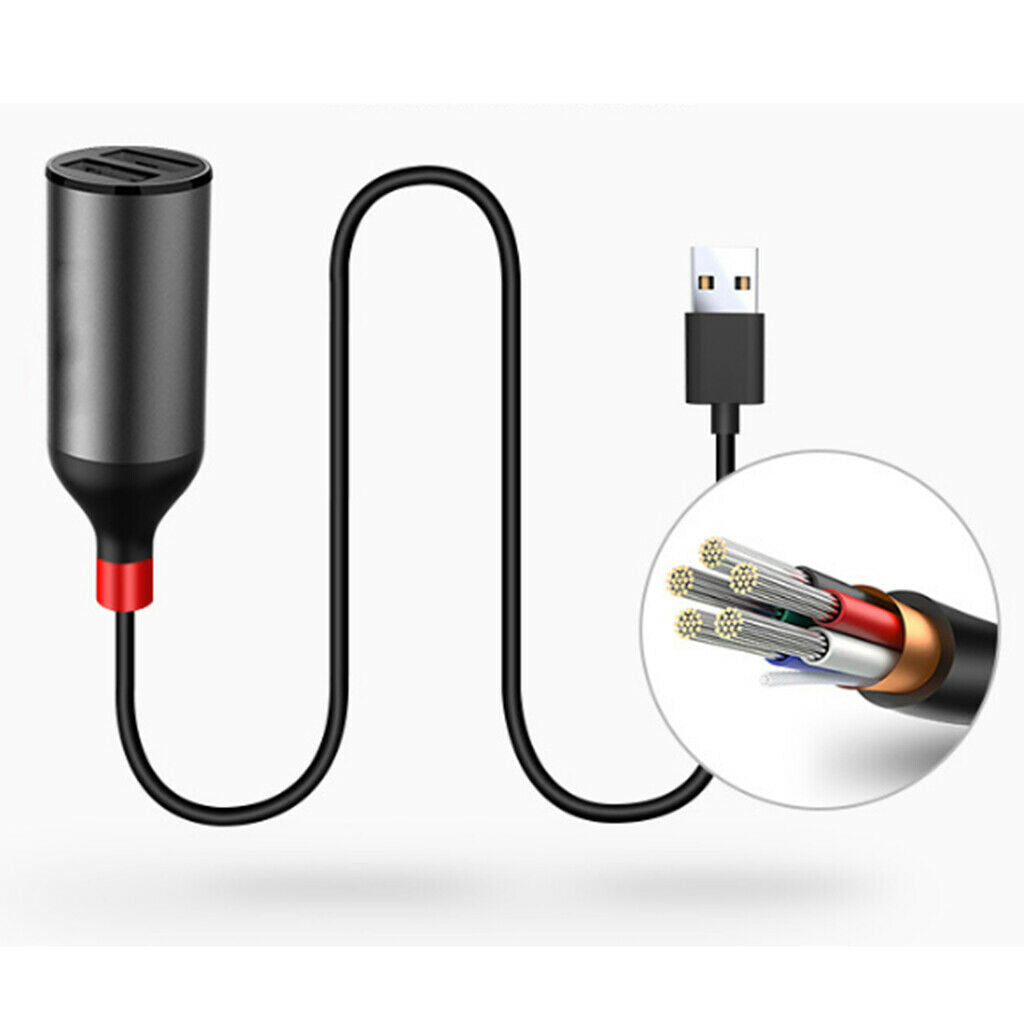 Universal  12-24V Car Charger Dual USB Quick Charger