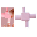Easy French Nail Applicator Smile Line French Tip Fingers Manicure Tool Pink