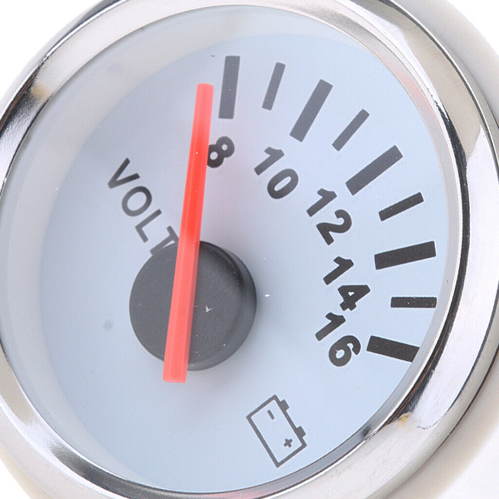 9-32V Marine Boat Battery Electric Car Truck Voltmeter Pressure Gauge 52mm / 2
