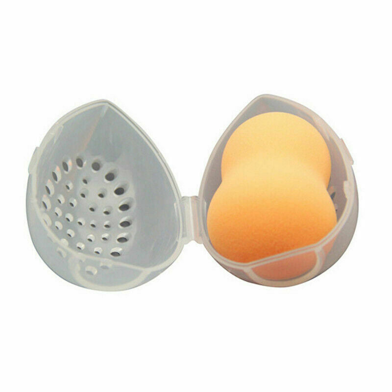 Cosmetic Egg Shaped Rack Beauty Sponge Stand Storage Case Makeup Blender Holder