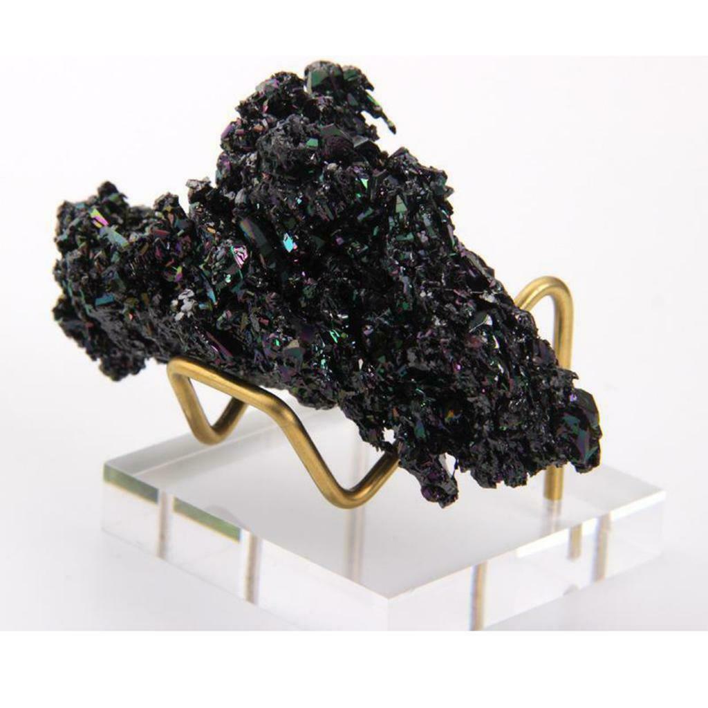 Display Stand Geode Fossil Mineral Rock Crystal Agate Clear Acrylic Stand Holder