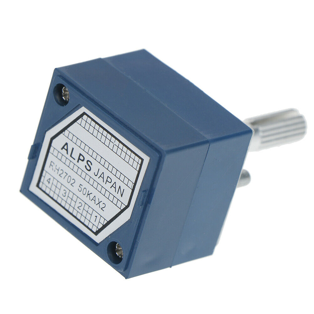 1Pcs potentiometer 50K log alps audio amp volume control pot stereo w loudnes LS