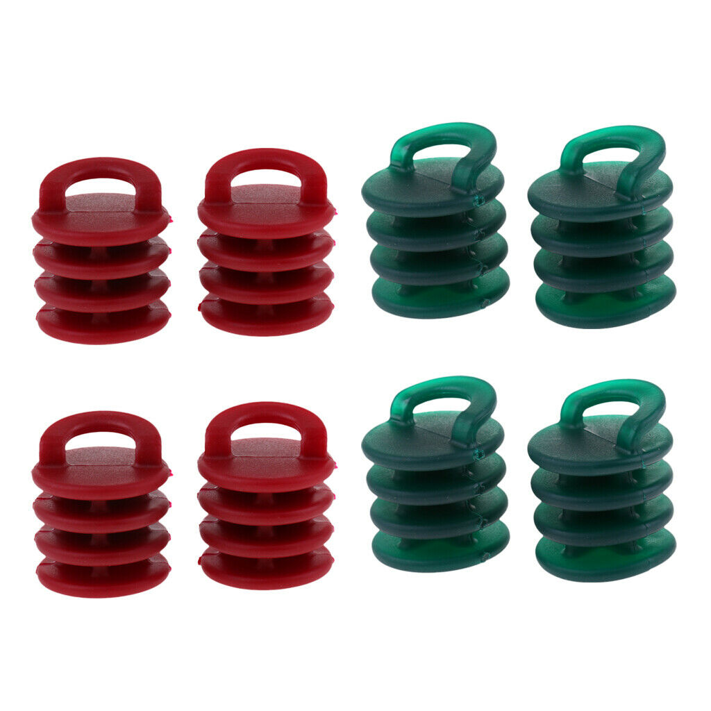 8Ã— Kayak Scupper Plugs Nylon Ocean Canoe Bungs Replacement Accessories for Sit