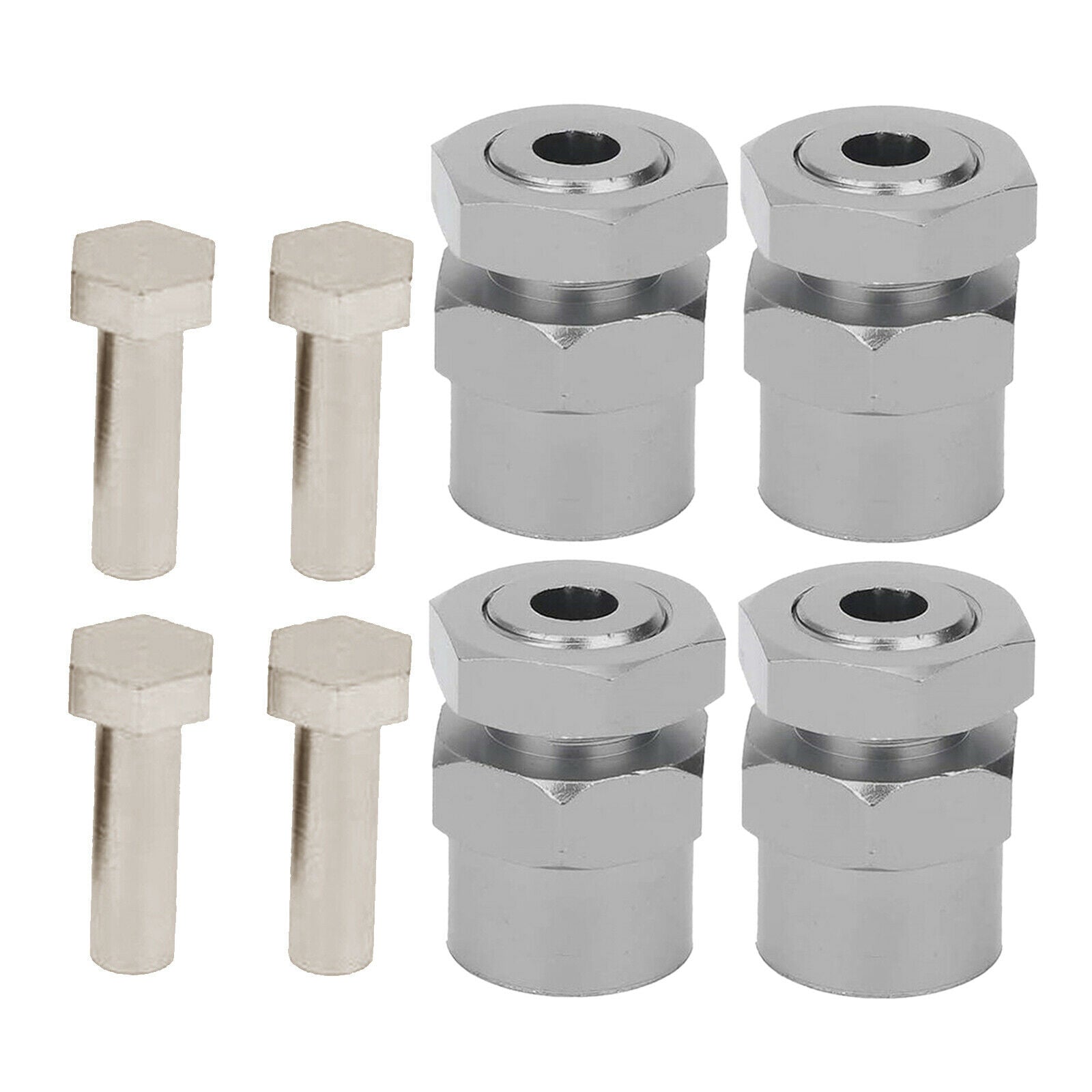 Aluminum 12mm to 17mm Wheel Hex Adapter Parts for 1/10 Off-Road RC Car