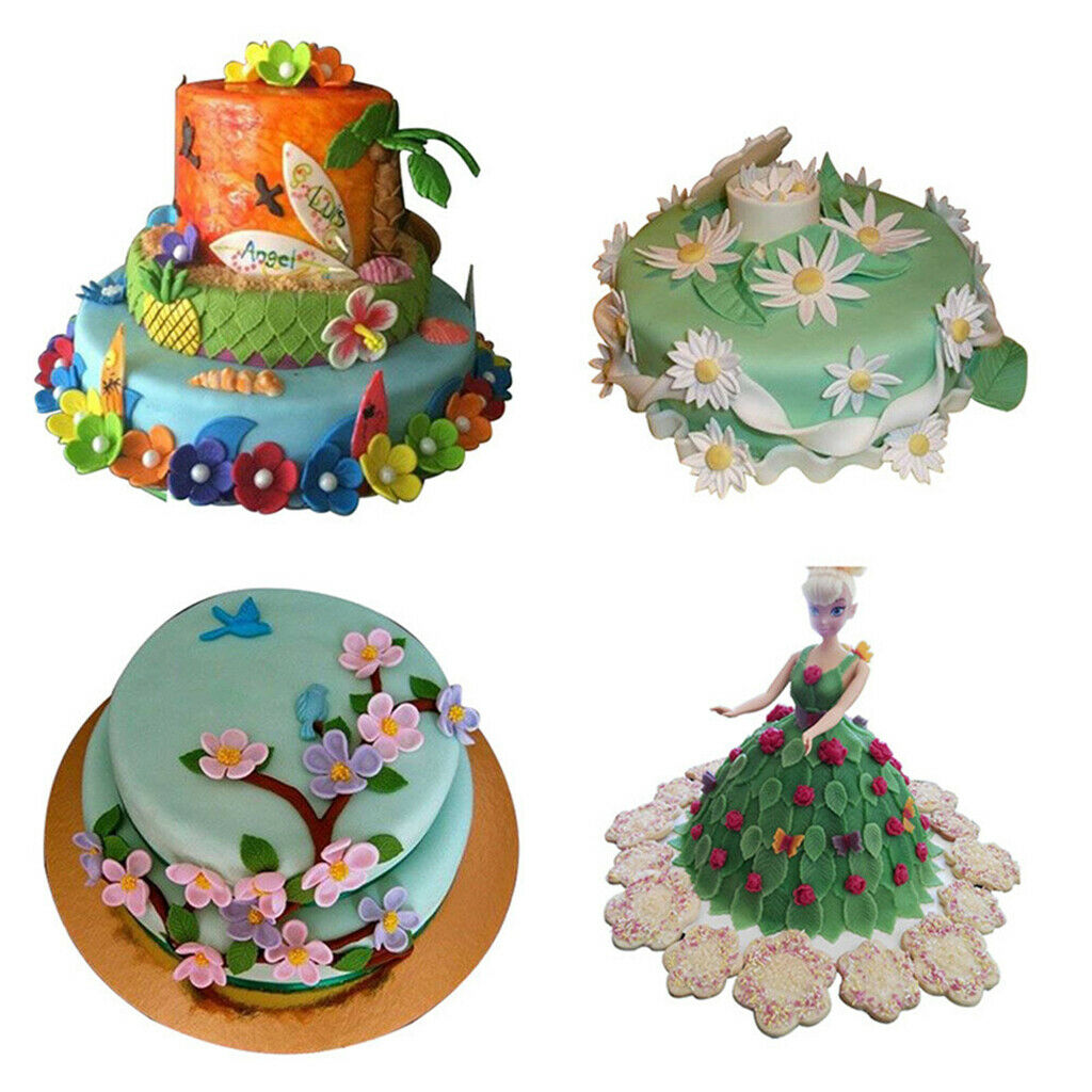 33x Fondant Cake Cookie Biscuit Plunger Cutter Leaf Butterfly Shape Mold
