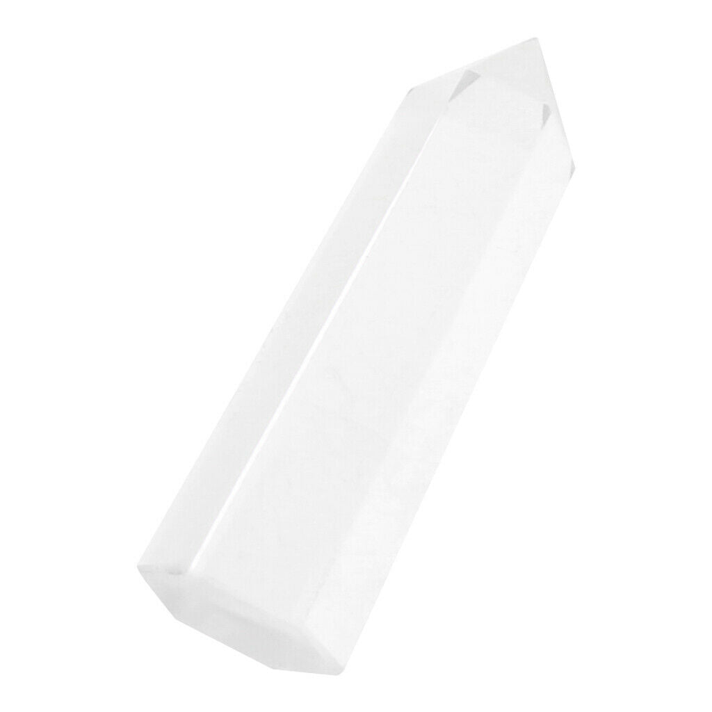 Clear Quartz Wand with  Termination for Decoration