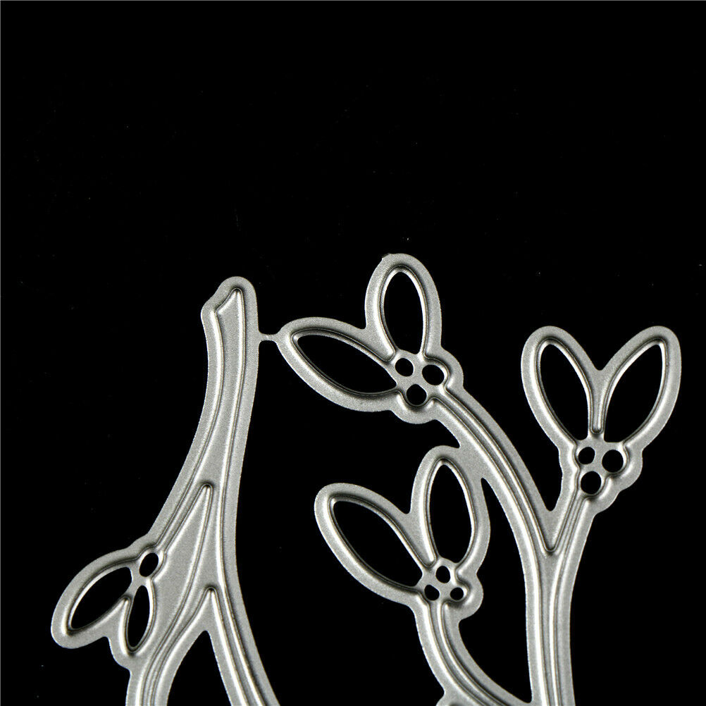 2Pcs Leaves Design Metal Cutting Dies For DIY Scrapbooking Album Paper Car.l8