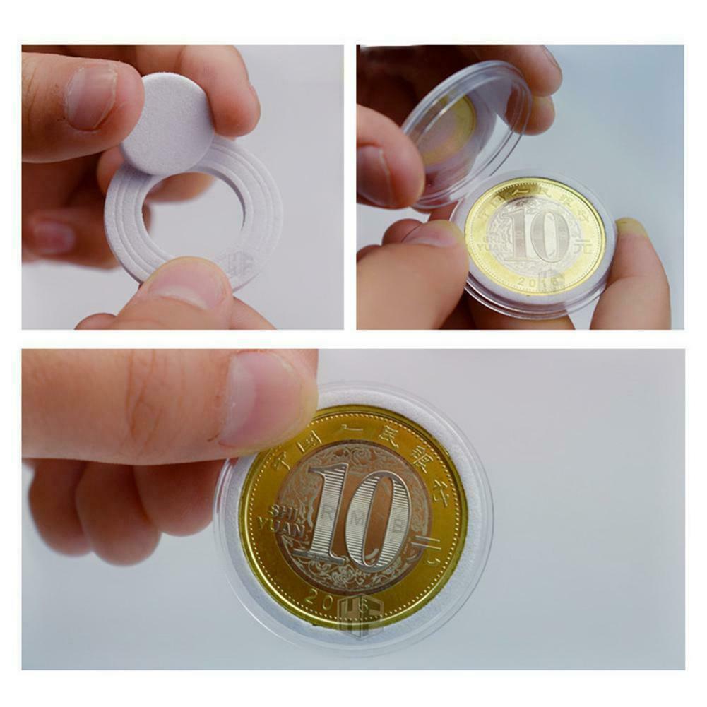 Adjustable Case Collection Antioxidant Commemorative Coin Capsules Storage Box