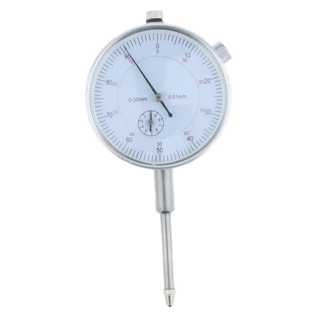 Precision Round Dial Test Indicator with Needle Point, Metric, 0-30mm