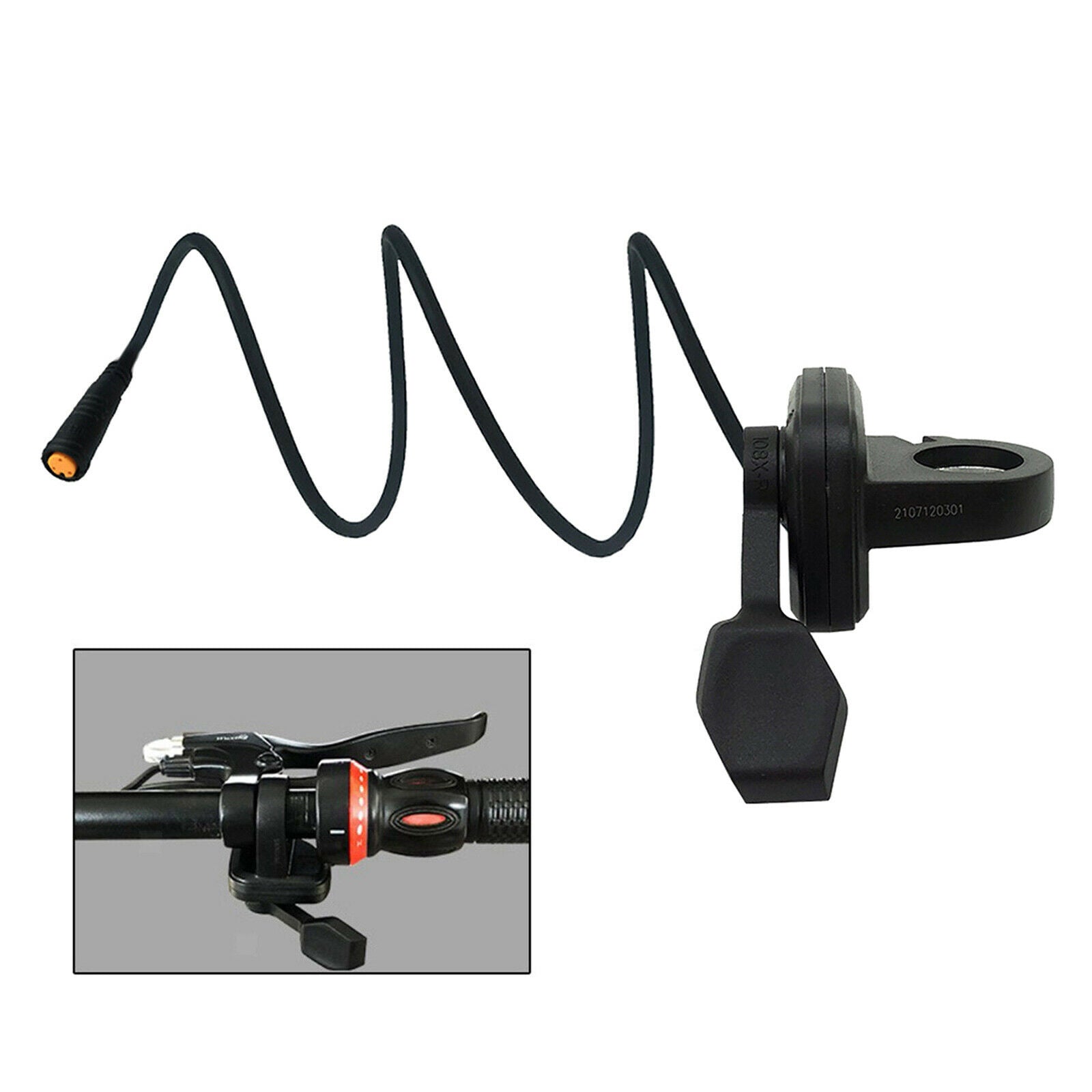 Universal Bike Finger Thumb Throttle 22.2mm 12-72V for Electric Bike Bicycle