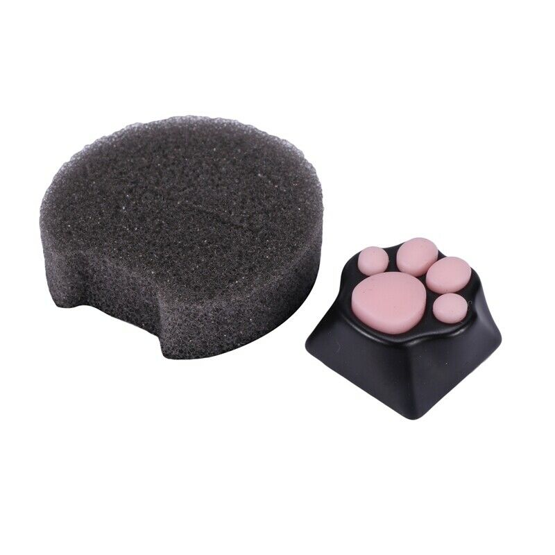 Cat Claw ESC Keycap PBT + silicone Keycap for Mechanical Keyboard-Black&Pink WL5