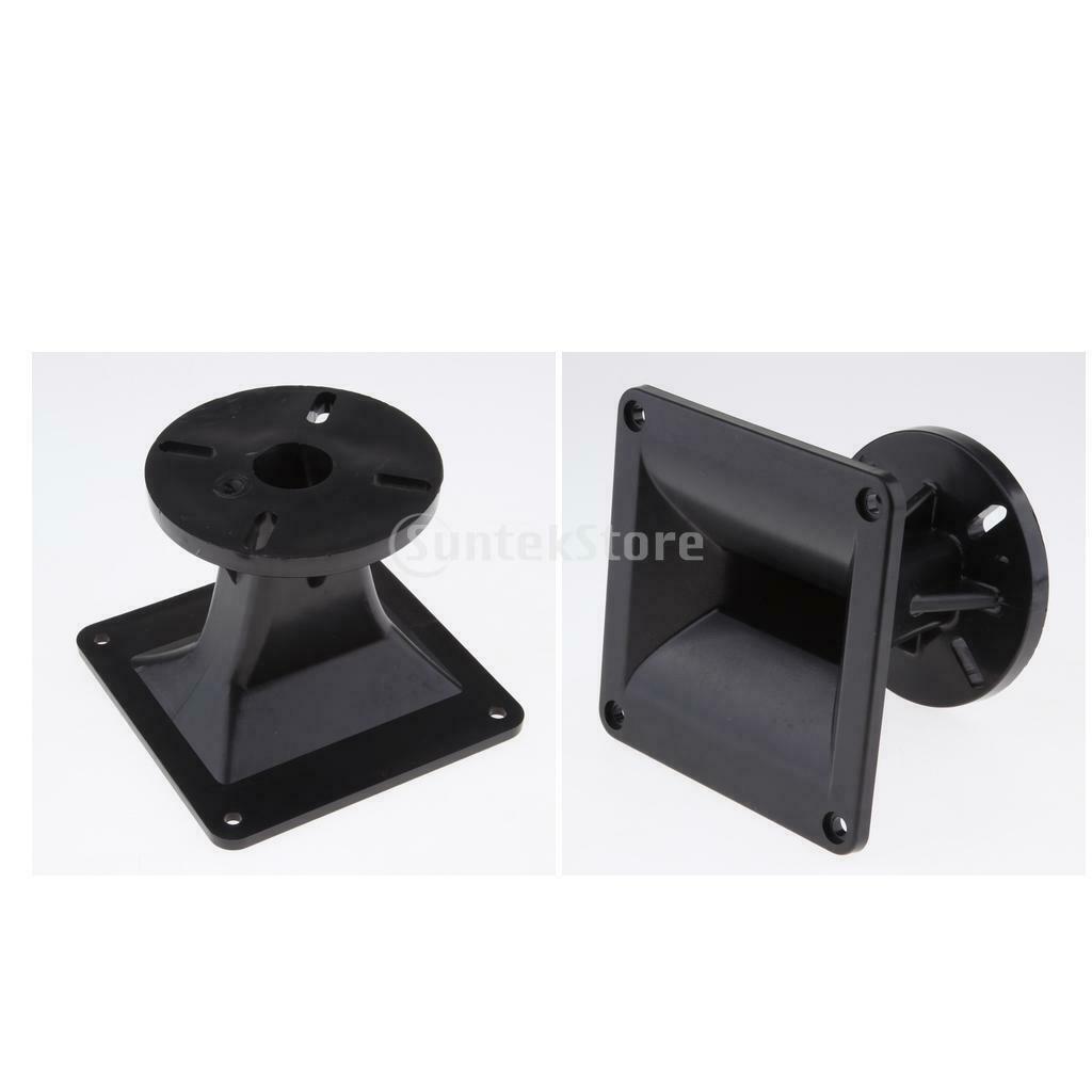 120x120mm 25mm Throat Flat Dispersion Mouth Loud Speaker Audio Tweeter