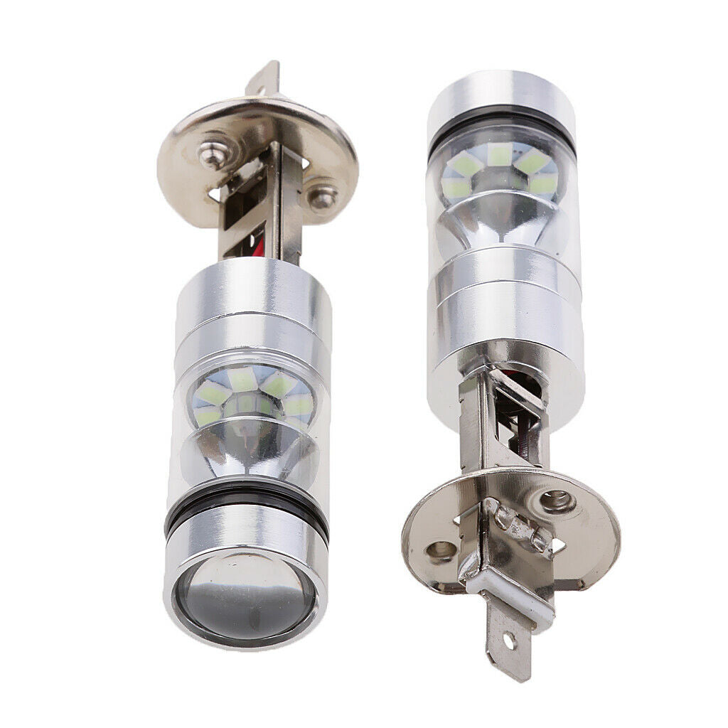 2PCS Car Truck Driving Fog Lights H1 20SMD LED Bulbs Auto Lamp DRL Ice Blue