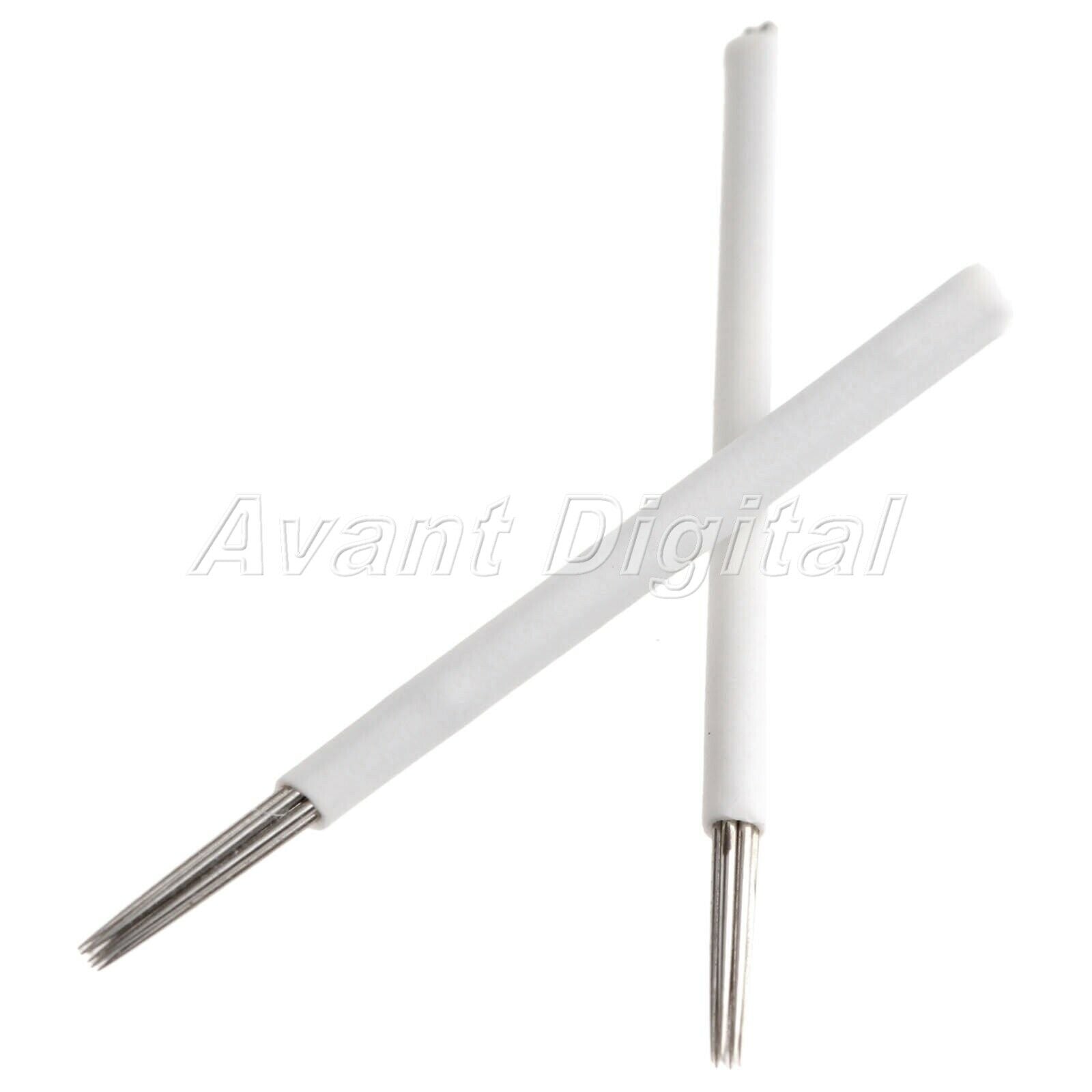 5R Eyebrow Needle Blade Red Microblading Pen Permanent Makeup Tattoo Beauty 50Pc