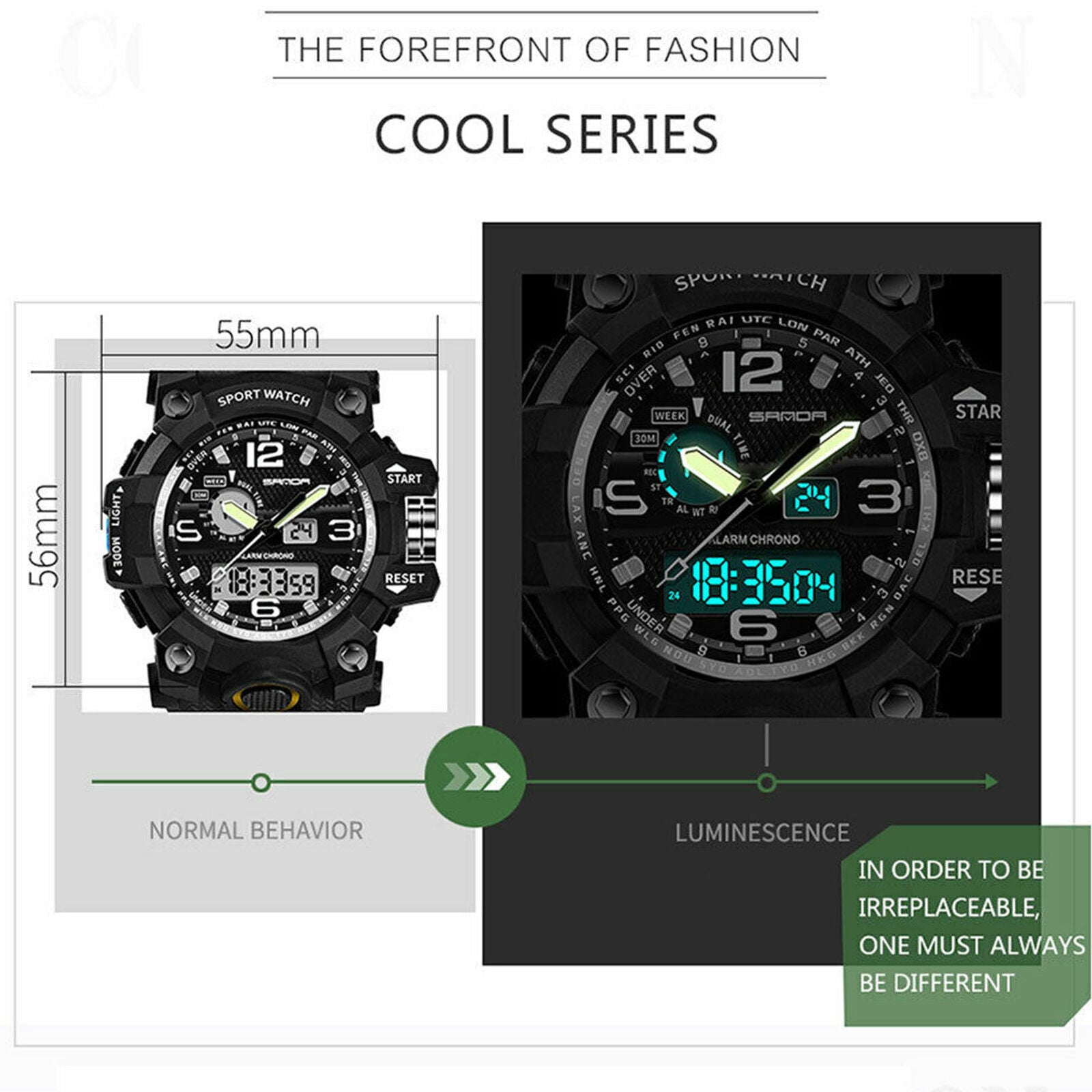 Military Men's Watches Top Brand Luxury Waterproof Sport Watch