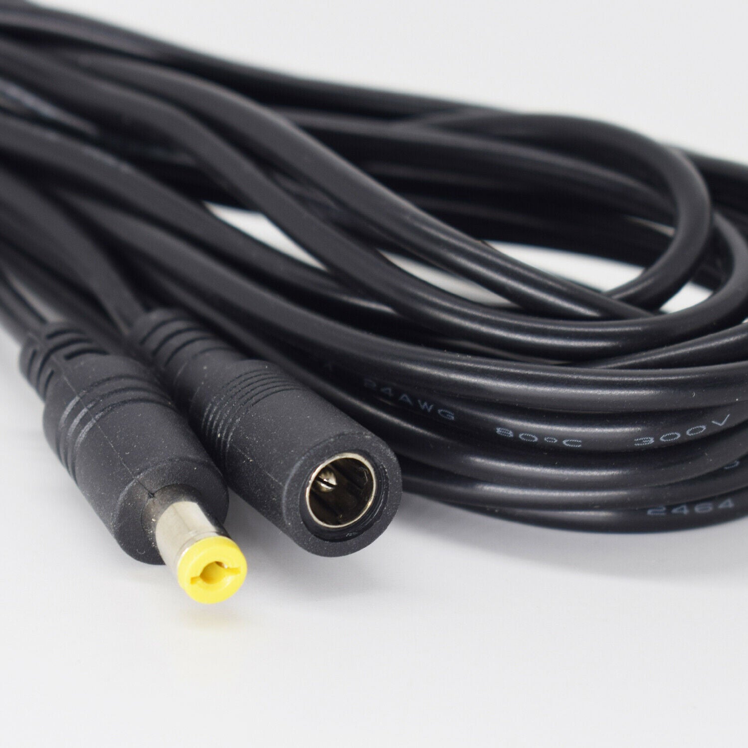 5pcs 5M DC Power Supply 5.5mmx2.1mm 2.1mm Male to Female Extension Cable 22AWG