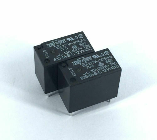2pcs 835-1A-B-C 12V 10A PIN:4P SONG GHUAN Relay