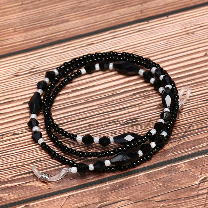 Beads Beaded Eyeglass Cord Reading Glasses Eyewear Spectacles Chain Holde.l8