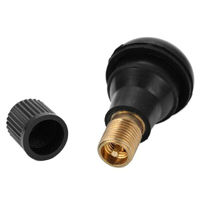 4Pcs TR412 Chrome Alloy Tubeless Rubber Wheel Tyre Valve For Cars Motorcy.l8