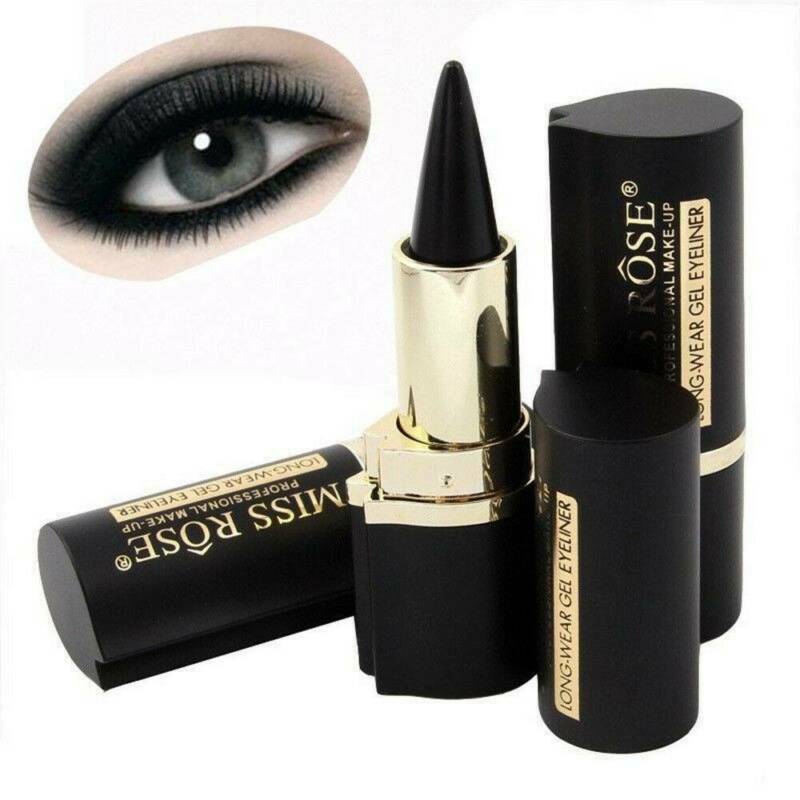 Pro Miss Rose Eyeliner Long Lasting Black Waterproof Eyeliner Gel Eye Liner Pen