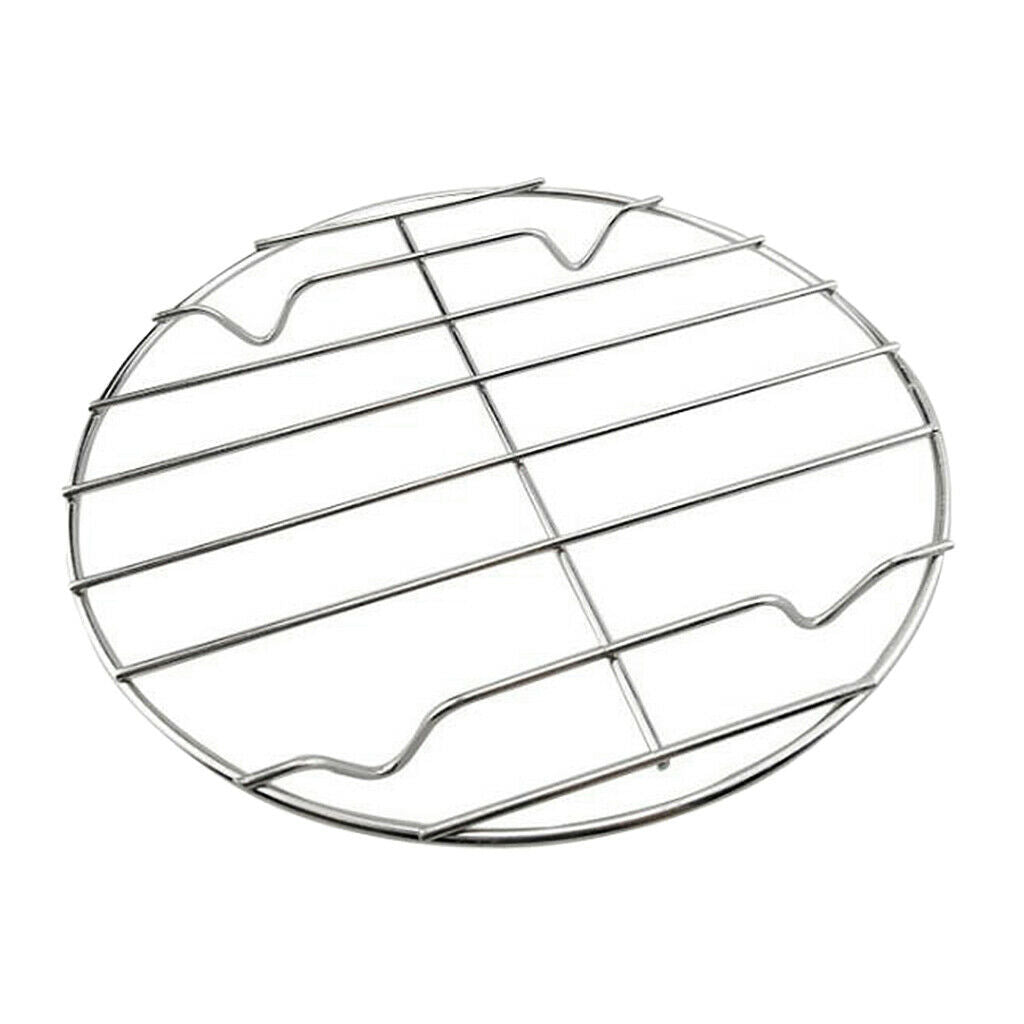 22cm Cooking Grill BBQ Grates Charcoal Gas For Outdoor Camping,Round