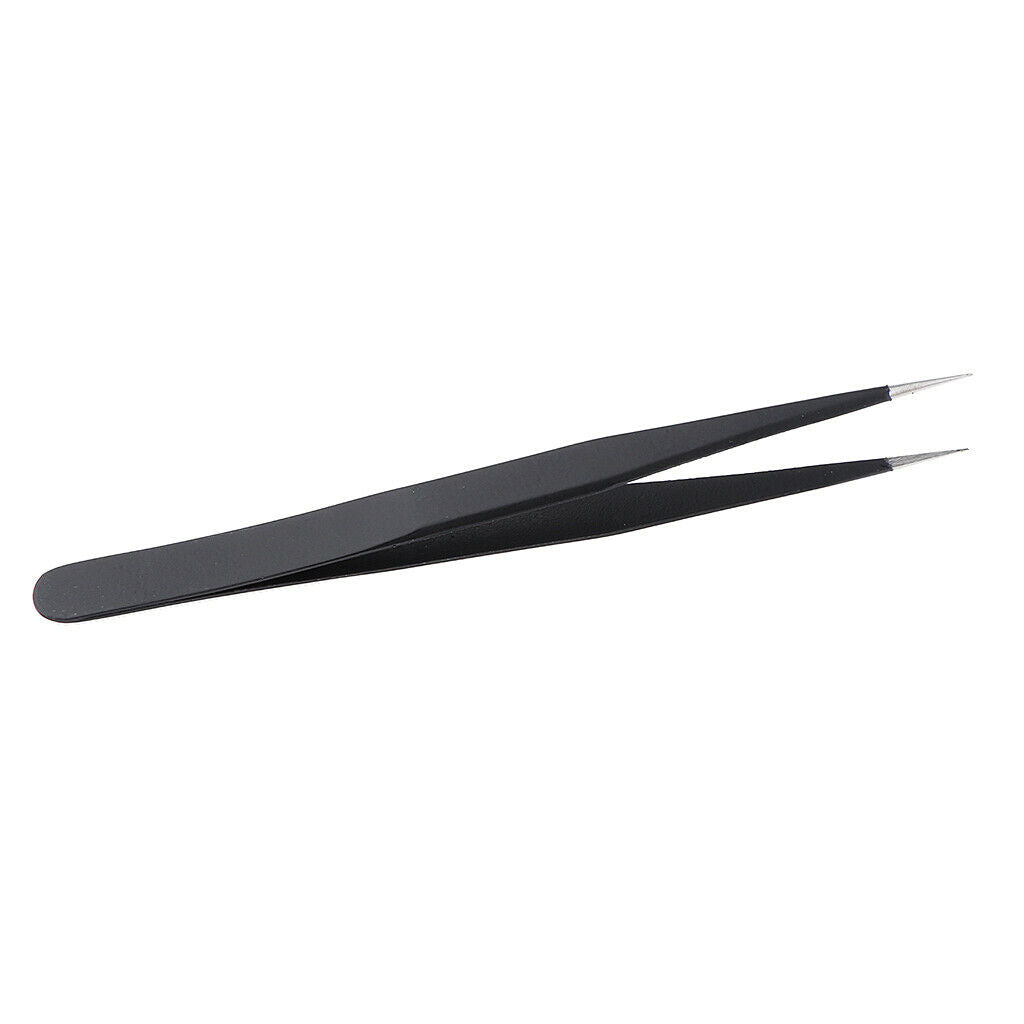 Stainless Steel Eyelash Extension Tweezer Pincet Vetus Makeup Tools Straight