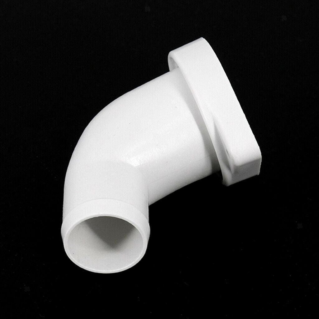 Premium Elbow Pipe Connector Toilet Accessories Kit for Marine RV Boat