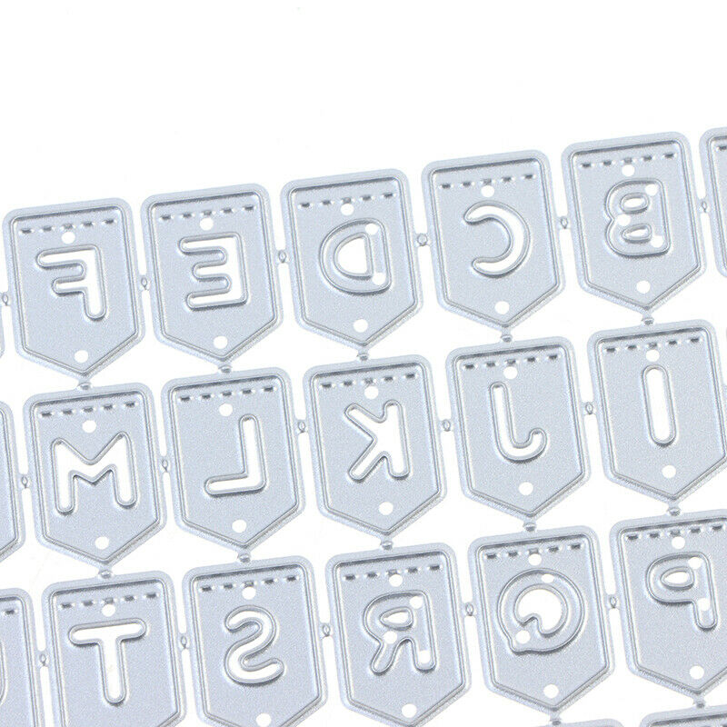Alphabet Letters Metal Cutting Dies Stencil Scrapbooking Album Stamp Pape.l8