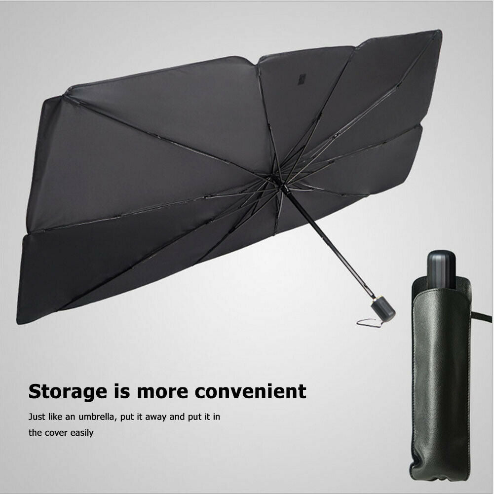 Sunshade Car Windshield Sun Shade Umbrella Retractable UV Protection Car Curta @