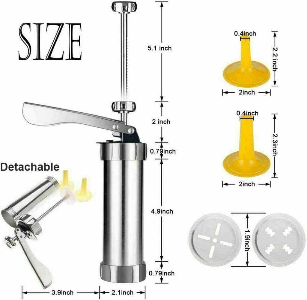 Kit Spritz Dough Biscuits Making Tools Biscuit Press Set Cookie Maker Machine