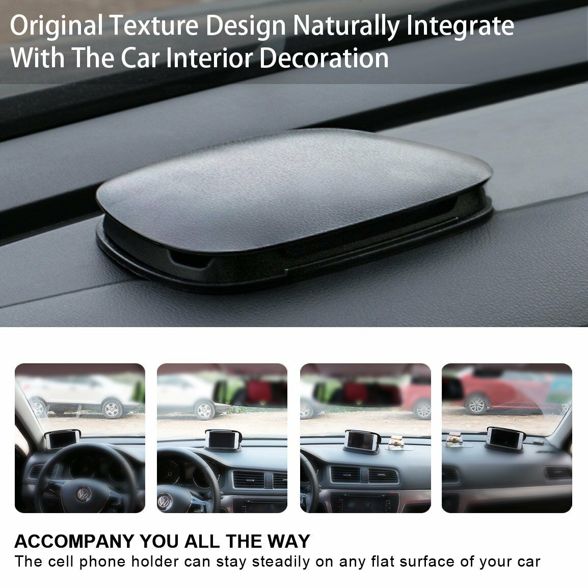 3-6.8 Inch Universal Anti-Slip Silicone mobile phone Holder Mounts Bracket  Clip