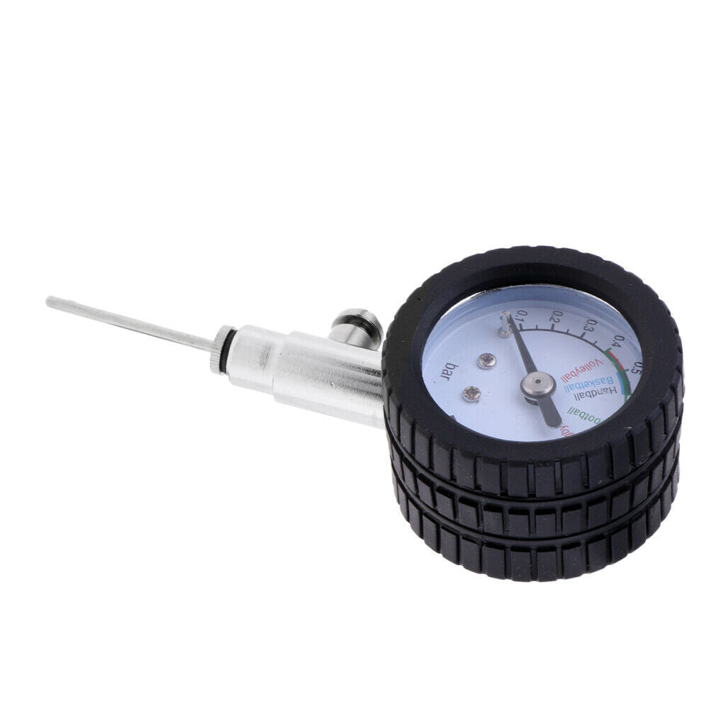 Dial Type Needle Soccer Ball Pressure Gauge for Measuring Ball Air Pressure