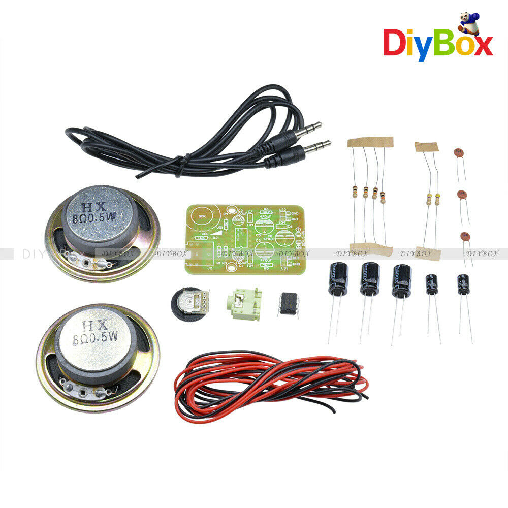 4.5-9V TDA2822M Power Amplifier Module DIY Kit Electronic Production for Arduino