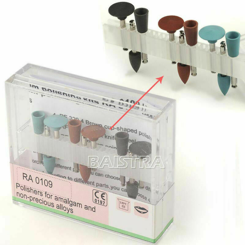 5 X Dental Diamond Polisher Bur Drill RA0109 For Low-Speed Handpiece SG1201
