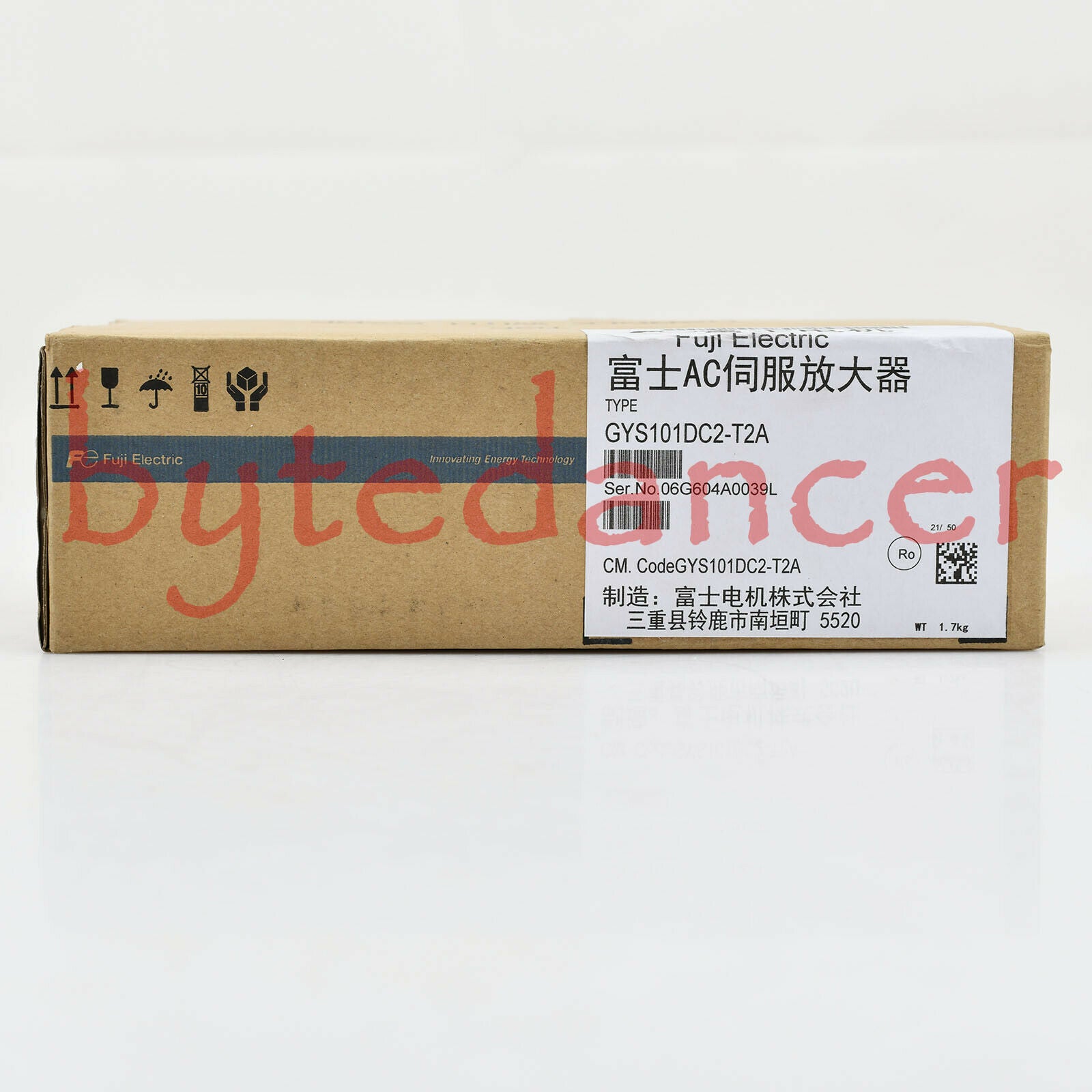 1PC New GYS101DC2-T2A-B servo motor 1year warranty DHL free Ship FU9T BYT