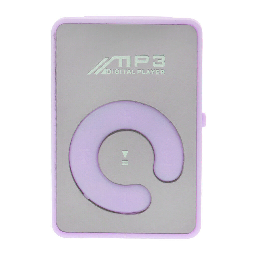 New 16G USB HIFI MP3 Player Music Support Micro SD TF Card Sports Purple