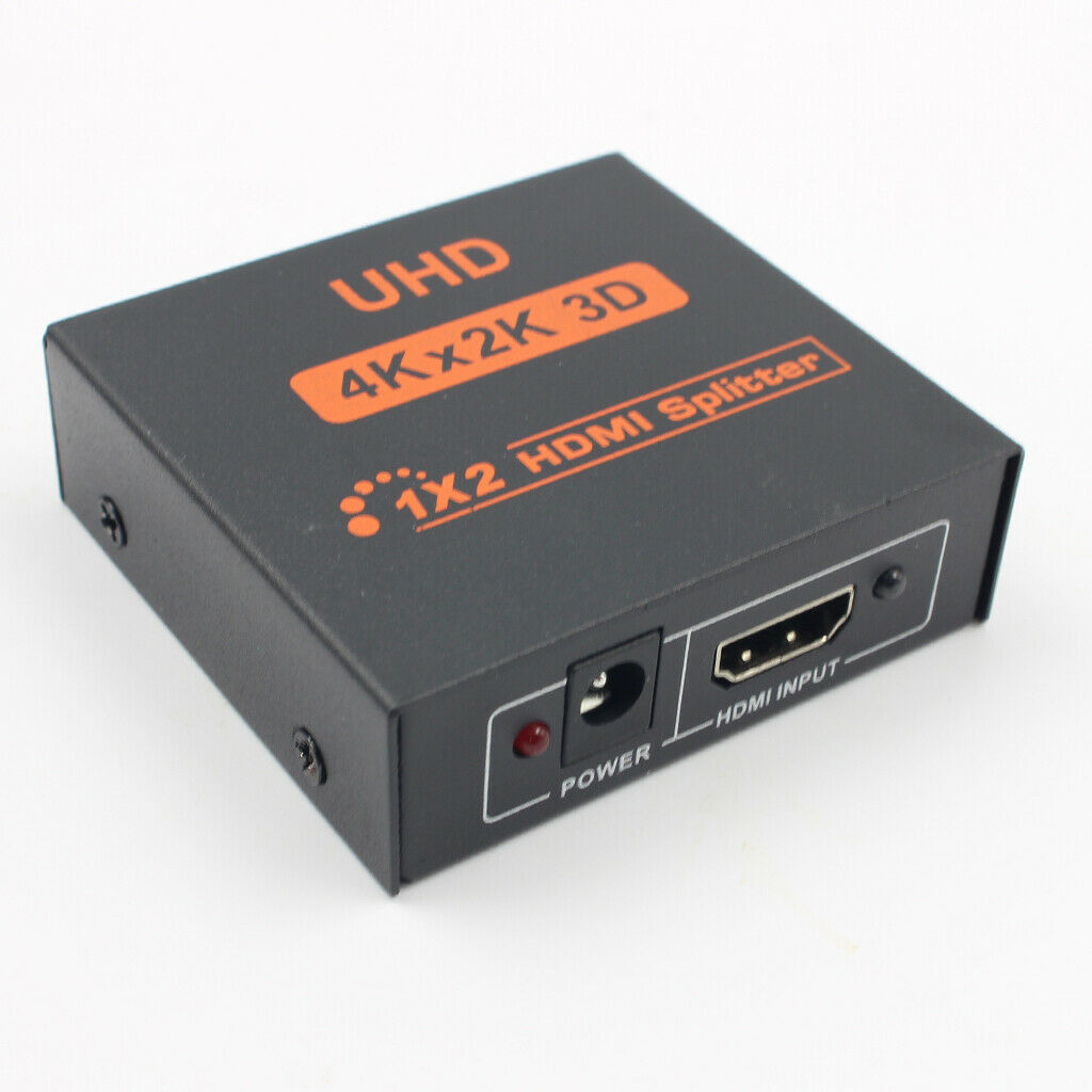 Ultra HD 1080P 1 IN 2 4K HDCP Stripper 1×2 HDMI Splitter Switcher For HDTV .