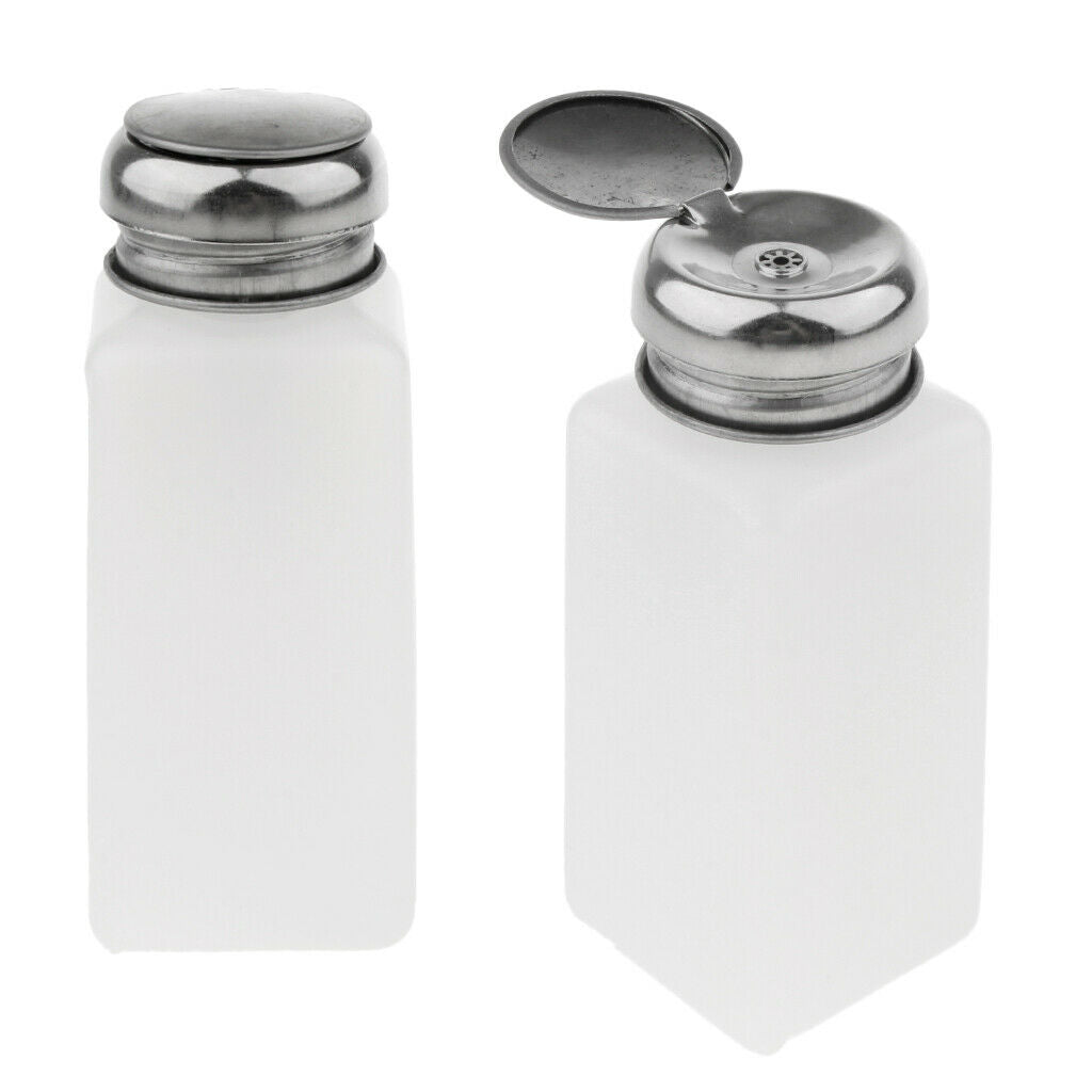 250ml Empty Nail Polish Glass Bottles Dispenser, with Nail Art Gel Polish